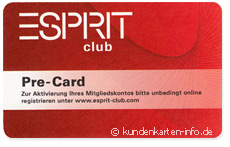 Esprit Kundenkarte