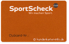 Sportscheck Kundenkarte