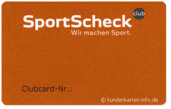 Sportscheck Kundenkarte - Sportscheck Clubcard